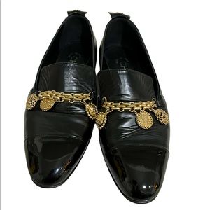 Chanel Black Loafers with Jewels